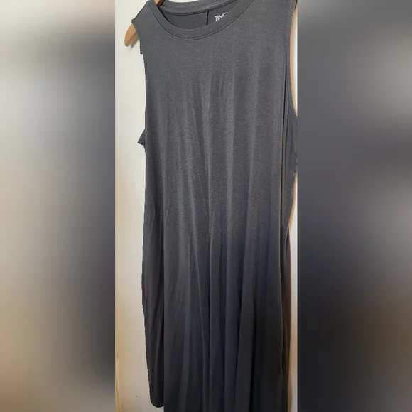 Time and Tru Dark Gray Dress - Picture 2 of 4